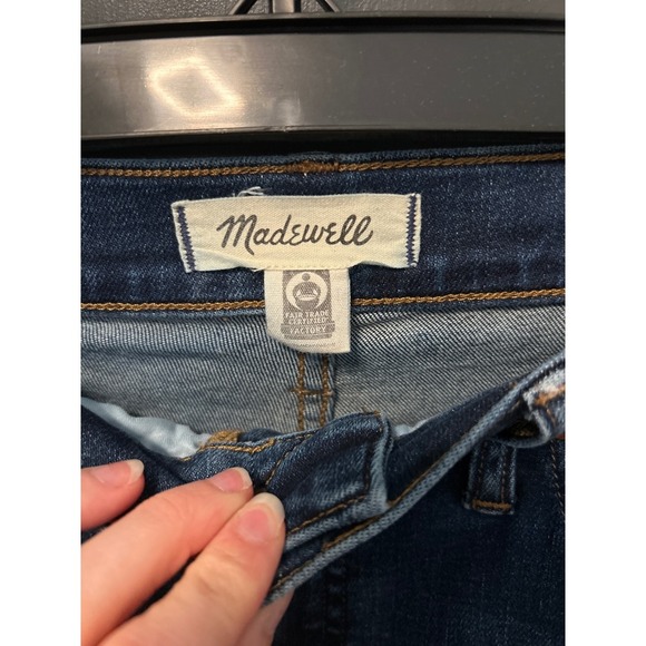 Madewell Denim Bootcut Jeans Dark Wash Comfort Stretch Womens Size - Picture 2 of 6